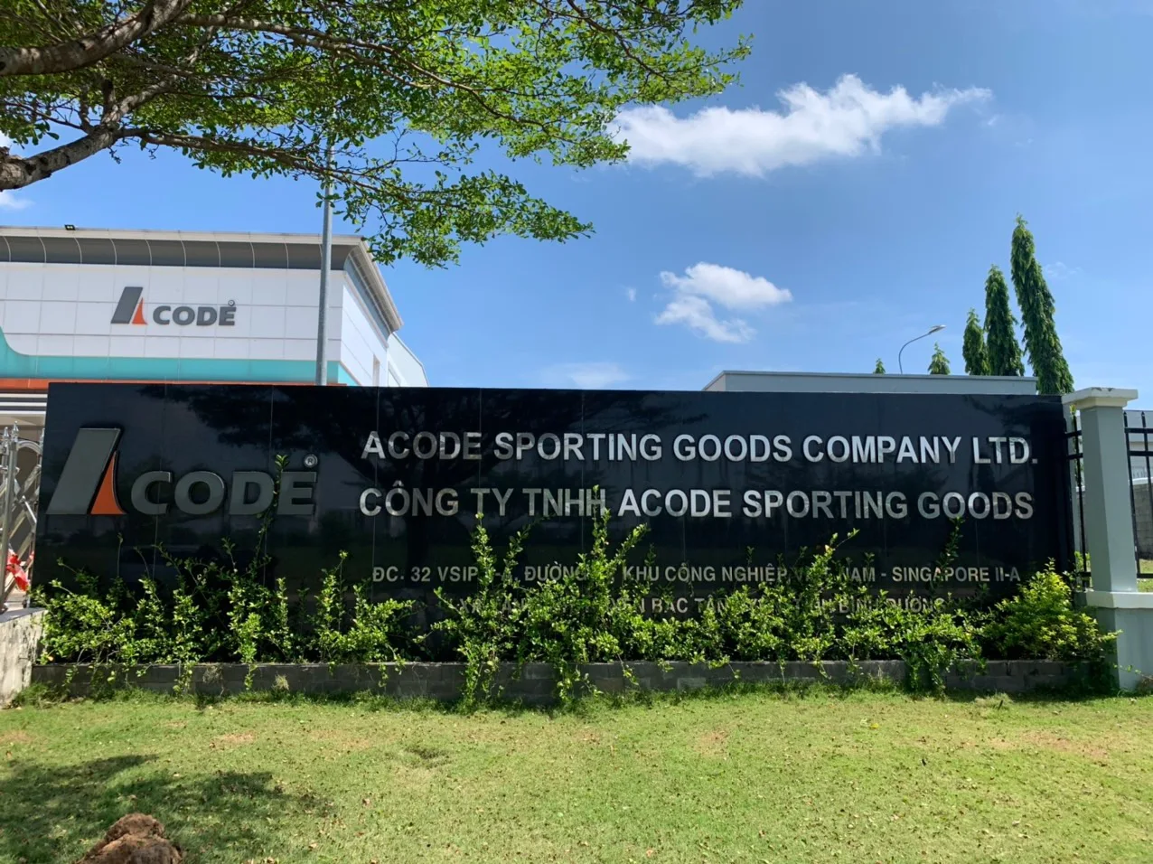 CÔNG TY TNHH ACODE SPORTING GOODS